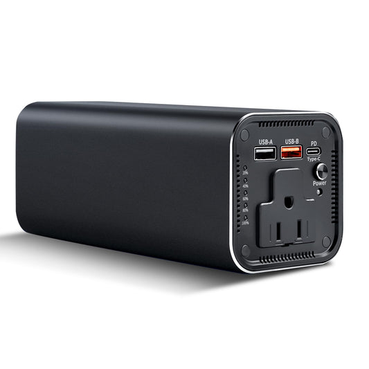 Portable Power Bank, 100W AC Outlet Laptop Charger, 98Wh/27000mAh High Capacity with 65W PD USB C Laptop Battery Bank, Backup Power Source for Business Travel and Outdoor Activities