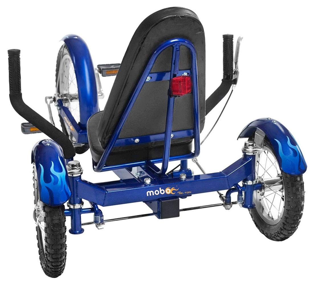 Mobo Triton Recumbent Trike. Kids 3-Wheel Bike. Youth Cruiser Tricycle
