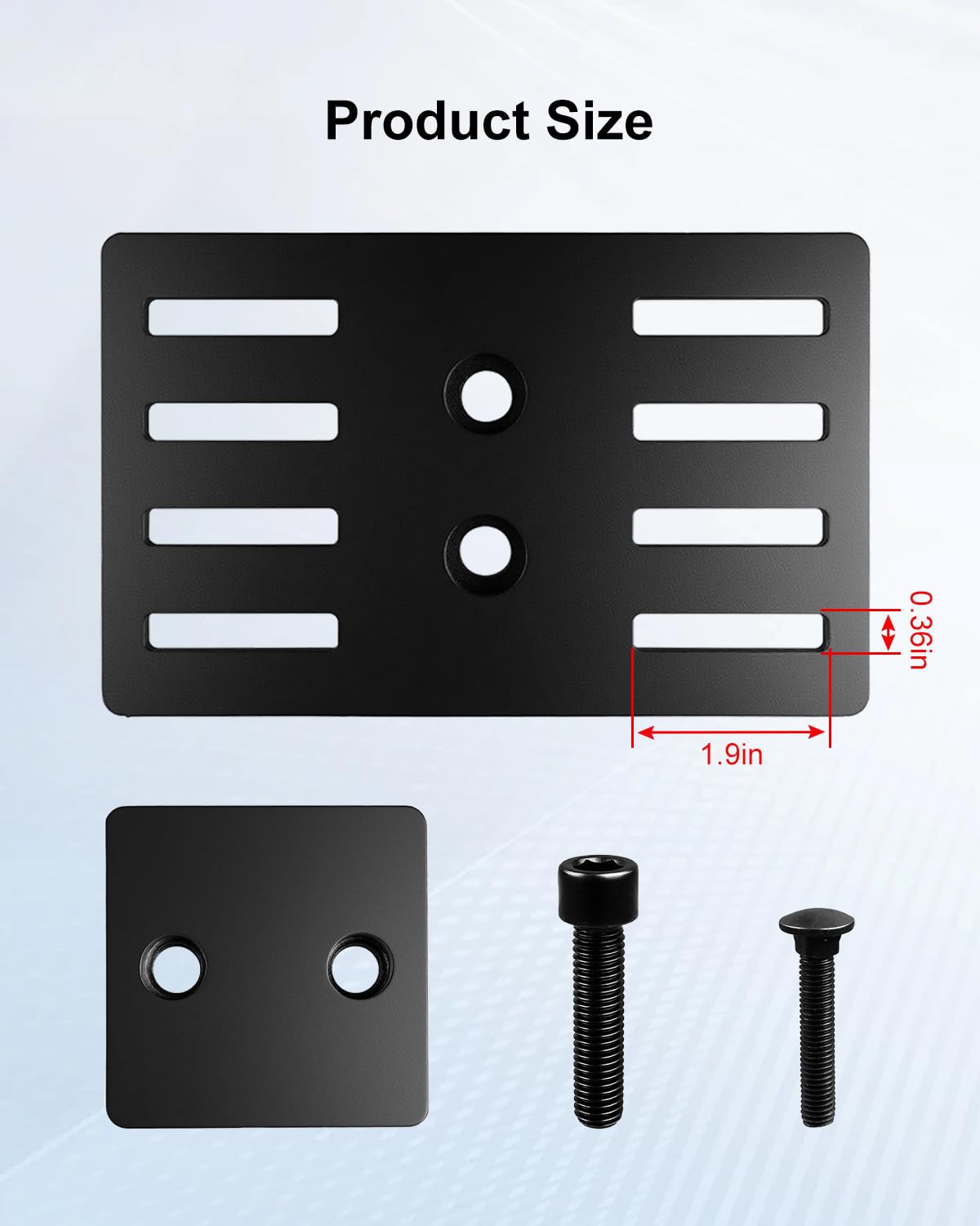 Outdoor Camera Mounting Platform for Shipping Containers – Heavy Duty Steel Bracket, No-Drill Installation, Adjustable Rail System – Adjustable Rails for Cameras/Lights/Ladders (2-Pack)