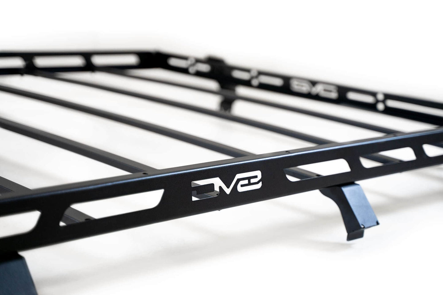 Full-Length Roof Rack for 2007-2018 Jeep Wrangler JK 4-Door | Mount Roof Top Tent | Bolt-On Installation | Multiple Tie Down Points | 300 lb Capacity | Multiple Accessories | DV8 Offroad