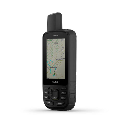 Garmin GPSMAP 67 Rugged GPS Handheld, Multi-Band GNSS, Topo Mapping, Satellite Imagery, Color Display