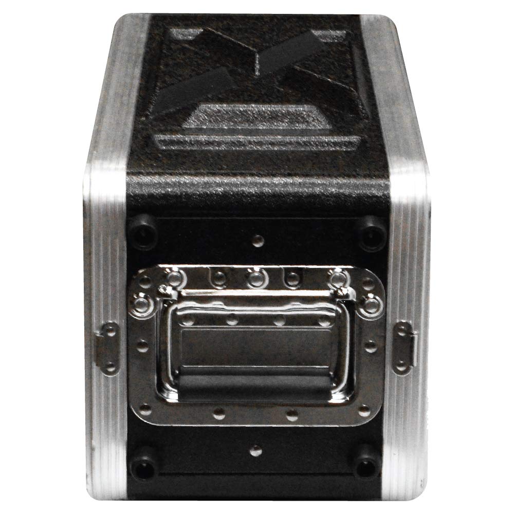 Seismic Audio - SALWR4S - Lightweight 4 Space Compact ABS Rack Case - 4U PA DJ Amp Effects Shallow Rack Case
