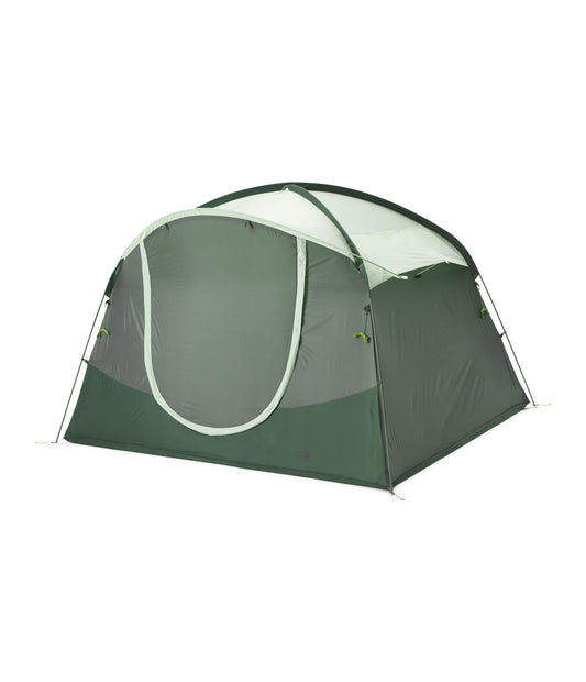THE NORTH FACE Sequoia 6 Tent - Six-Person Waterproof Camping Tent, Spacious & Easy to Set Up, 2 Zipper Doors, Agave Green/Granny Smith, One Size