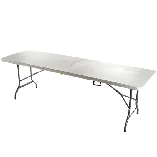 Iceberg IndestrucTable Too Center-Folding Table, 1200 Series, 30" W x 96" L x 29" H, Platinum, 1 Count