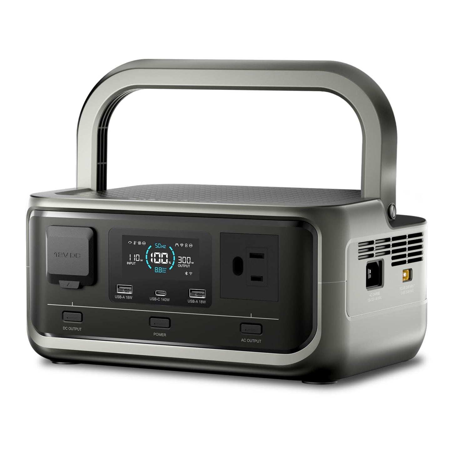 ALLPOWERS VOLIX P300 Portable Power Station, 256Wh LiFePO4 Battery, 300W Solar Generator(600W peak), <20ms UPS, MPPT 110W Max, AC Fast Charge, 100W USB-C Output for Home Backup, Office, RV, Camping