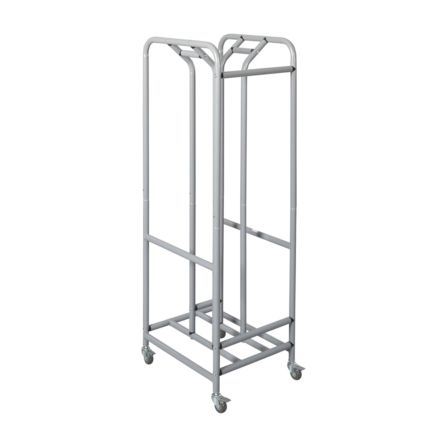 ECR4Kids The Surf Storage Rack, Holds 30 Lap Desks, Classroom Furniture, Silver