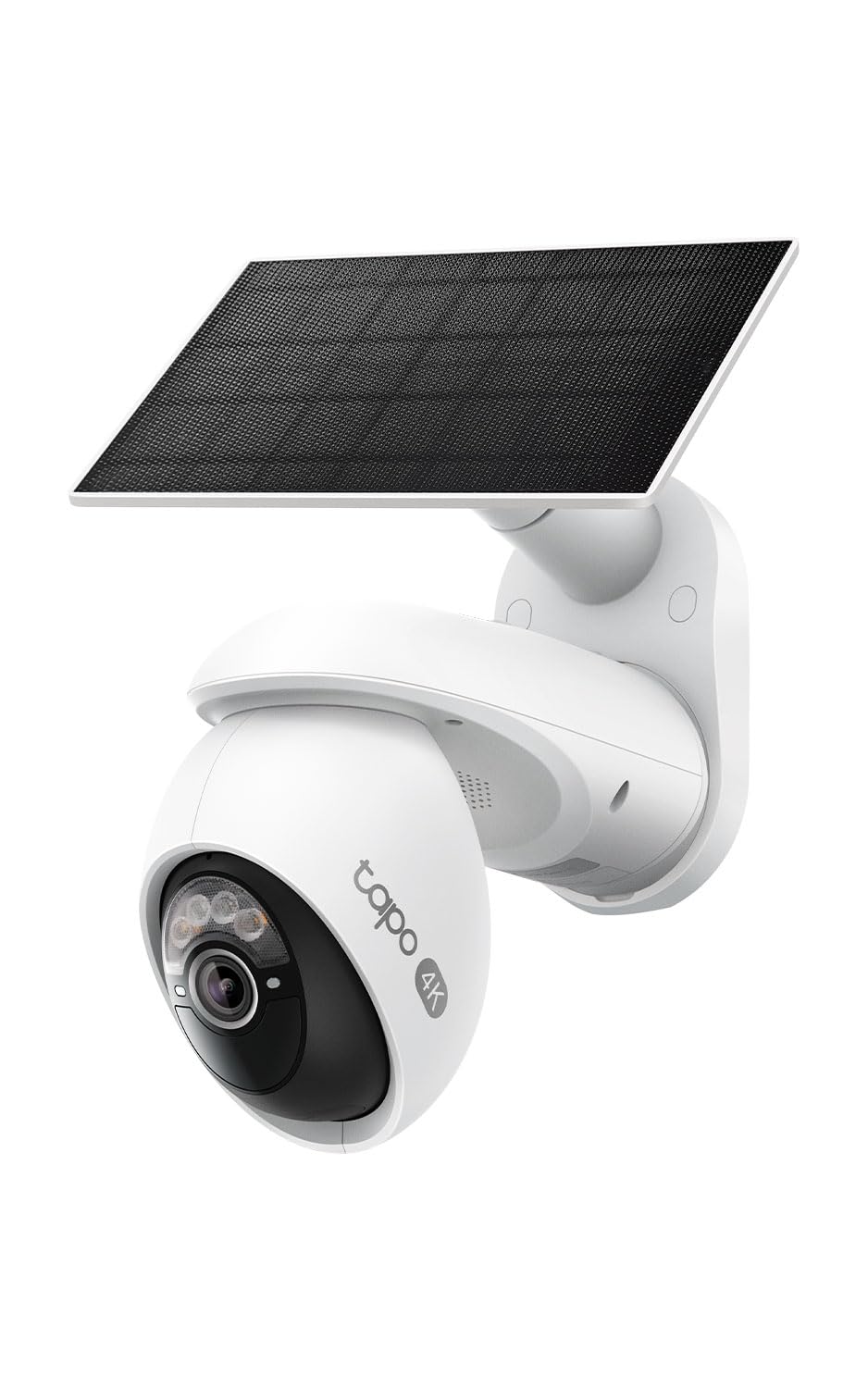 Tapo 4K Outdoor Pan/Tilt Wireless Security Camera - Battery with Solar Charging, 360° Motion Track, 24/7 Capture, Person/Vehicle Detection, Subscription-Free Local Storage or Optional Cloud, C660 KIT