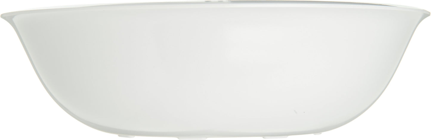 Carlisle FoodService Products Epicure Salad Bowl Soup Bowl for Restaurants, Hospitals, Plastic, 32 Ounces, White, (Pack of 24)