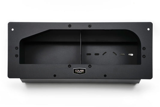 DV8 Offroad Air Compressor Mount & Storage Box for The 2021-2026 Ford Bronco | Designed for ARB Single or Twin Air Compressors | Heat Shield to Reduce Temperatures from Exhaust/Exterior