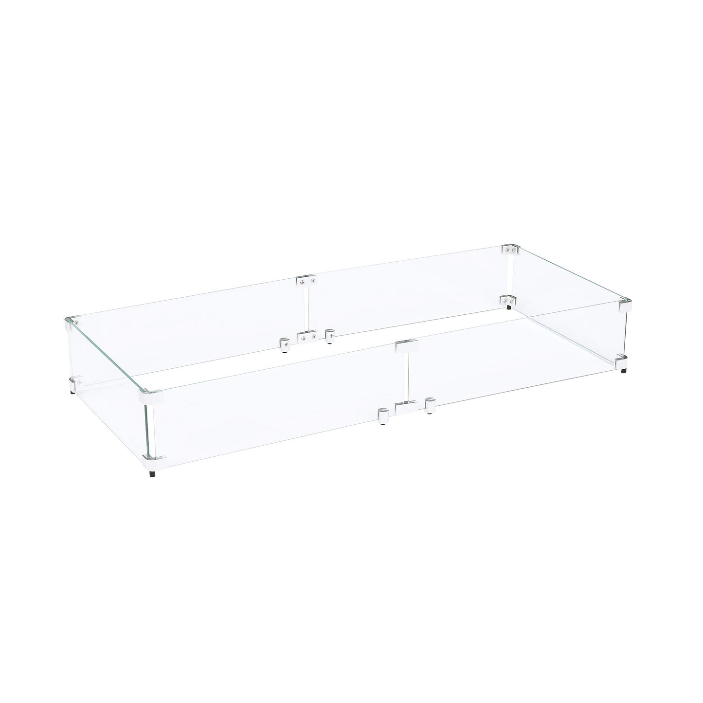 Celestial 41.25" x 17" x 6" Wind Guard, fits Celestial 36” x 12” Fire Pit Burner Pan for Gas Fire Pits