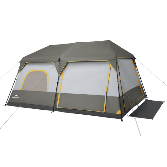 Naturehike Cape 4/6/8 Person Camping Tent, 60S Easy Setup Instant Tent Pop up Tent, Waterproof Large Tall 6/8 Person Tents for Camping, Car Camping