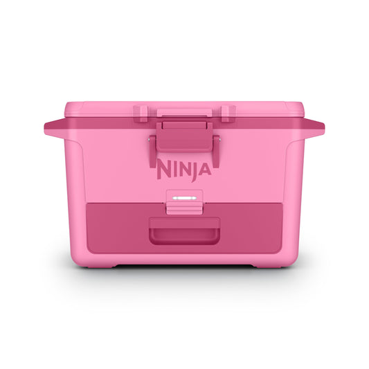 Ninja FrostVault 50qt Hard Cooler with Dry Zone | Integrated Fridge-Temp Dry Storage Drawer | Premium Heavy-Duty Insulated Cooler | Keeps Ice Cold for Days | Strawberry Rhubarb | FB151BP