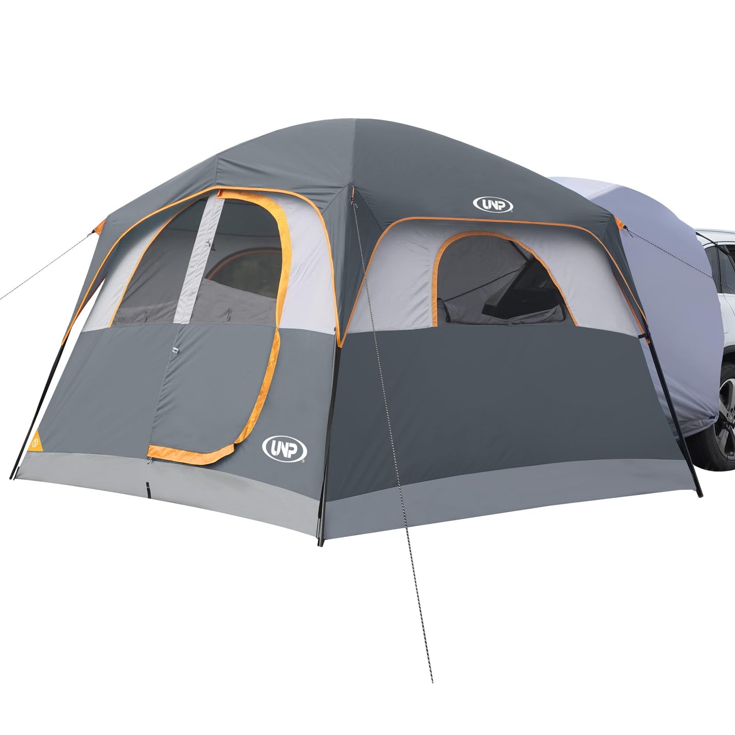 UNP SUV Tent for Camping, 6-Person Car Camping Tents, SUV Tailgate Tent for Outdoor, Easy Set Up with Rainfly 10'x9'x78in(H) (Gray)