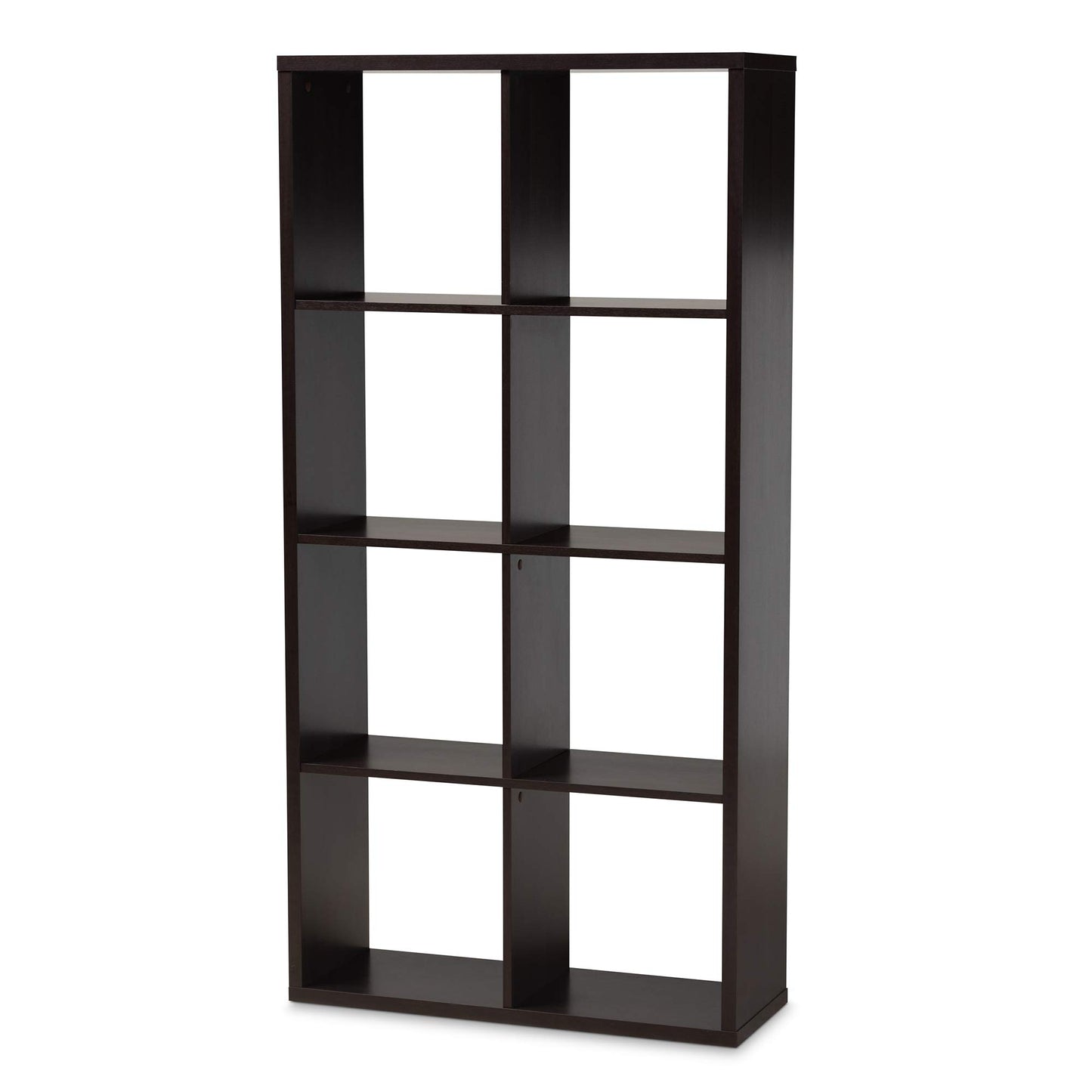 Baxton Studio Multipurpose Shelving and Cabinets, One Size, Dark Brown