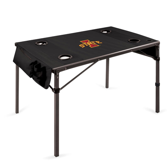 PICNIC TIME NCAA Iowa State Cyclones Soft Top Travel Table, Black, One Size (799-00-179-234-0)