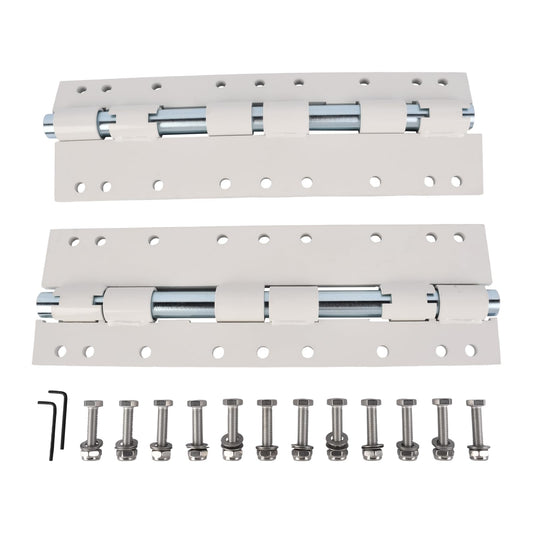 Hututimo 55721 2Pcs Swing Away Brackets Camper Jack Mount Extension Brackets, Rv Extension Brackets, Truck Camper Jack Brackets White