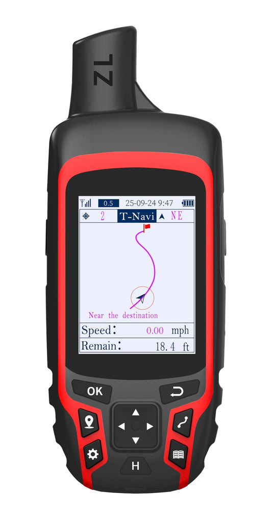 NiesahYan A6 Handheld GPS for Hiking, Multi GNSS Support, Rugged and Compact GPS Navigator with 2.4" Color Screen, 20 Hours Battery Life for Hiking and All Outdoor Activities