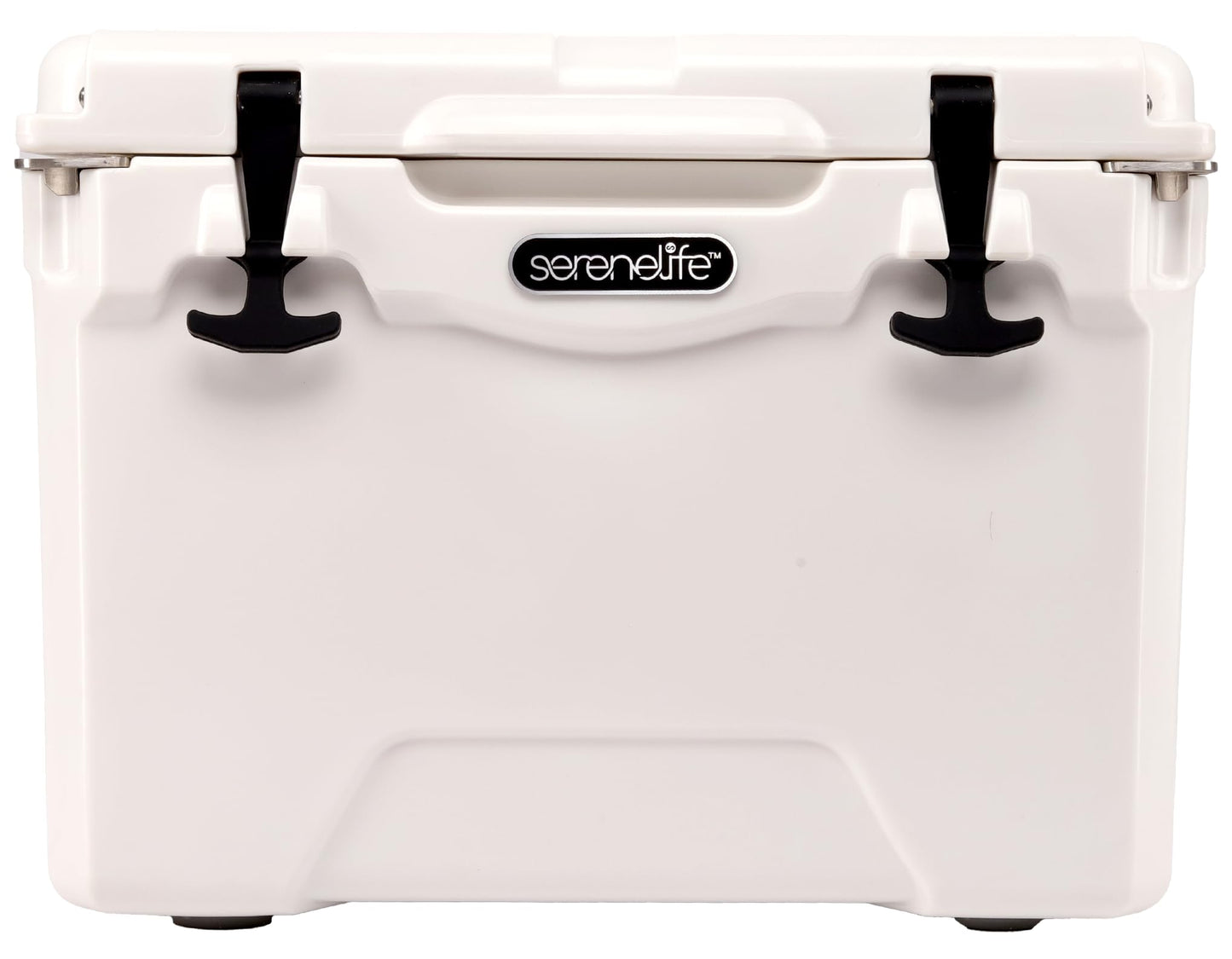 SereneLife Ultra-Tough 25 Quart Rotomolded Cooler Box, Holds Upto 36 Cans, Keeps Ice Up to 5 Days, Heavy-Duty Insulated Portable Ice Chest Box, Ideal for Travel, Camping, Beach, and Outdoor Adventures