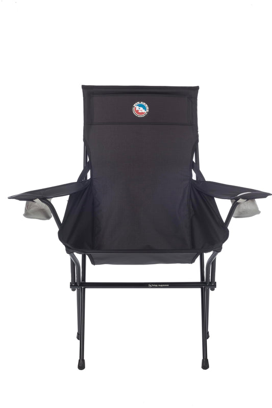 Big Agnes Big Six Armchair - High & Wide Luxury Camp Chair, Black