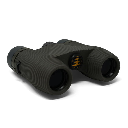 Nocs Provisions Standard Issue 8x25 Waterproof Binoculars, 8X Magnification, Bak4 Prism, Wide View Multi-Coated Lenses for Bird Watching, Hiking & Backpacking - Charcoal Black