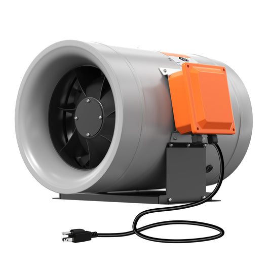 HYITO 14 inch Inline Duct Fan 2450CFM Constant Speed Ventilation Exhaust Fan - For Heating/Cooling Booster, Grow Tents, Hydroponics, with NSK/SKF Bearings, ETL Listed