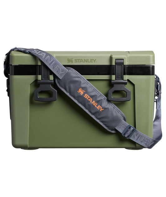 Stanley Adventure Outdoor Cooler 24 qt | Heavy Duty Outdoor Camping Cooler with Easy Carry Top Handle | BPA-Free | Dried Pine