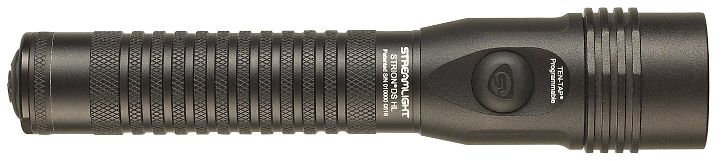 Streamlight 74612 Strion DS HL 700-Lumen Rechargeable Flashlight with IEC Type A (120V/100V) AC/12V DC, and 2 Holders, Black