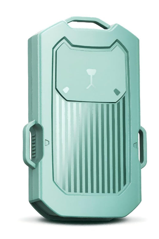 LETWESAF Wireless Radar Motion Detector Sensor – Add-On Accessory Only, No Receiver – 1/2 Mile Range, 50ft Detection Zone, Rechargeable, Weatherproof– Outdoor Security for Camping Home Driveway（Green）