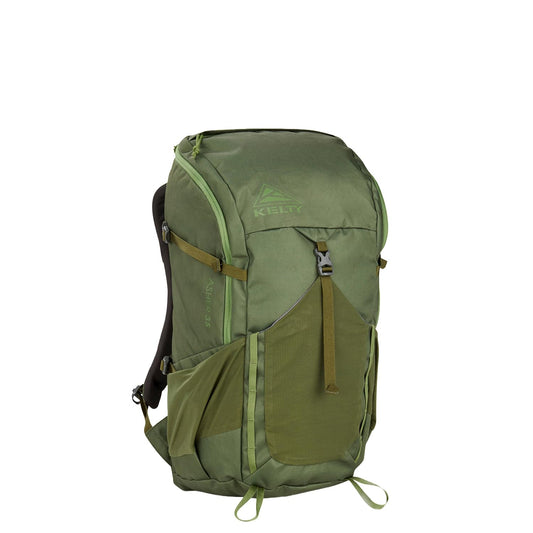 Kelty Asher Backpack, Daypack to Multi-Day Backpacking Capacity, Hiking, Lightweight Travel Pack, Internal Frame (35L Winter Moss)