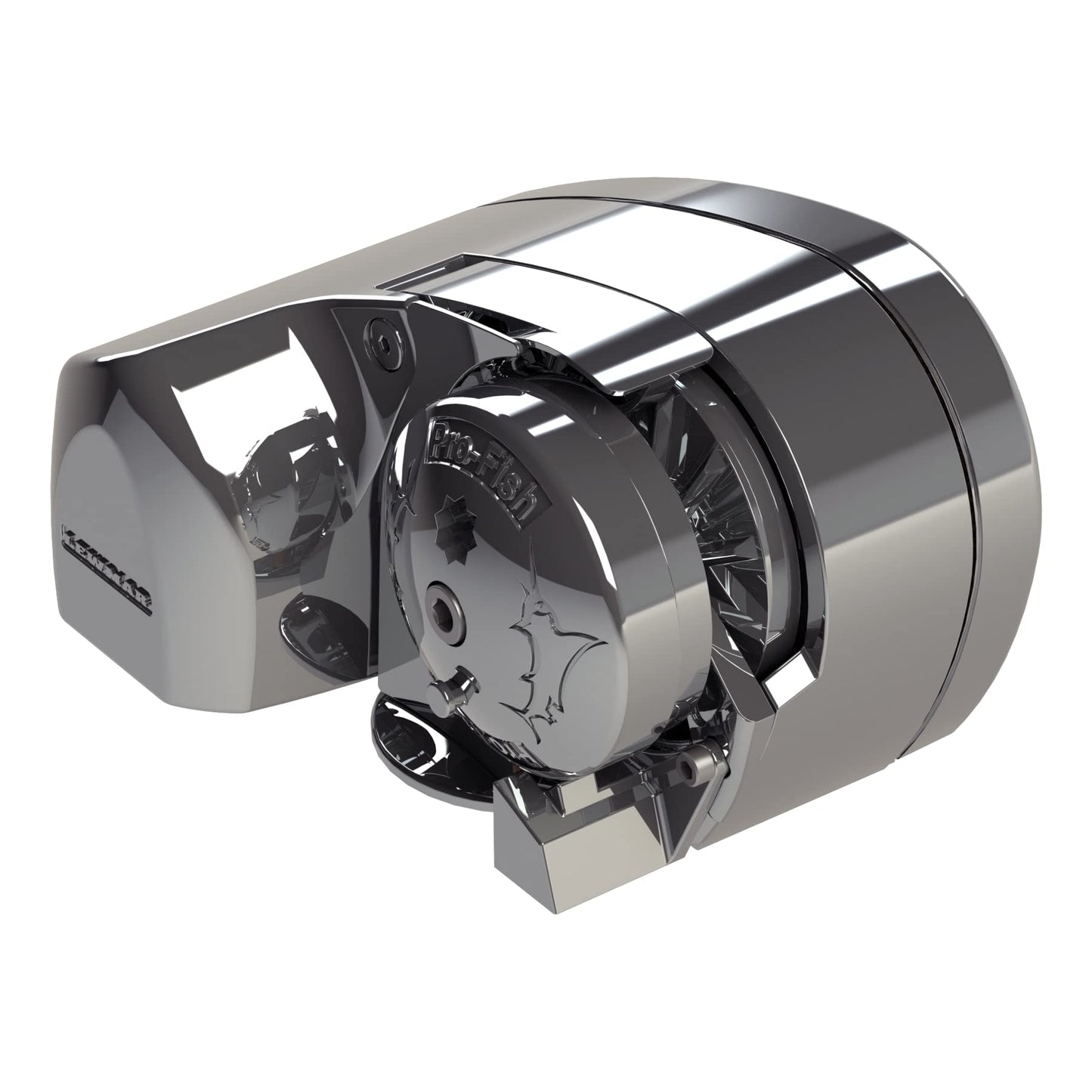 Lewmar Pro Fish 700 Fishing Windlass for 1/4" G4 Chain, Auto Free-Fall System, Maximum Pull 700 lbs., 316 Stainless Steel Construction, for Boats up to 38' - 2020201159