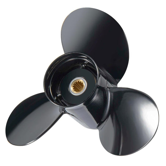 MiBarco 13.2x19 Upgrade Aluminum Boat Propeller for BRP Johnson Evinrude OMC Stern Drive 40-140hp Replace OEM 765184 13 Spline Tooth RH