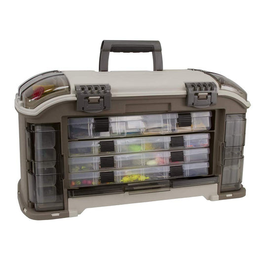 Plano Angled 787 Guide Series Stowaway Tackle System- Includes 7 Stowaways, Fishing Tackle Storage, Premium Tackle Storage, One Size, Model Number: 787010