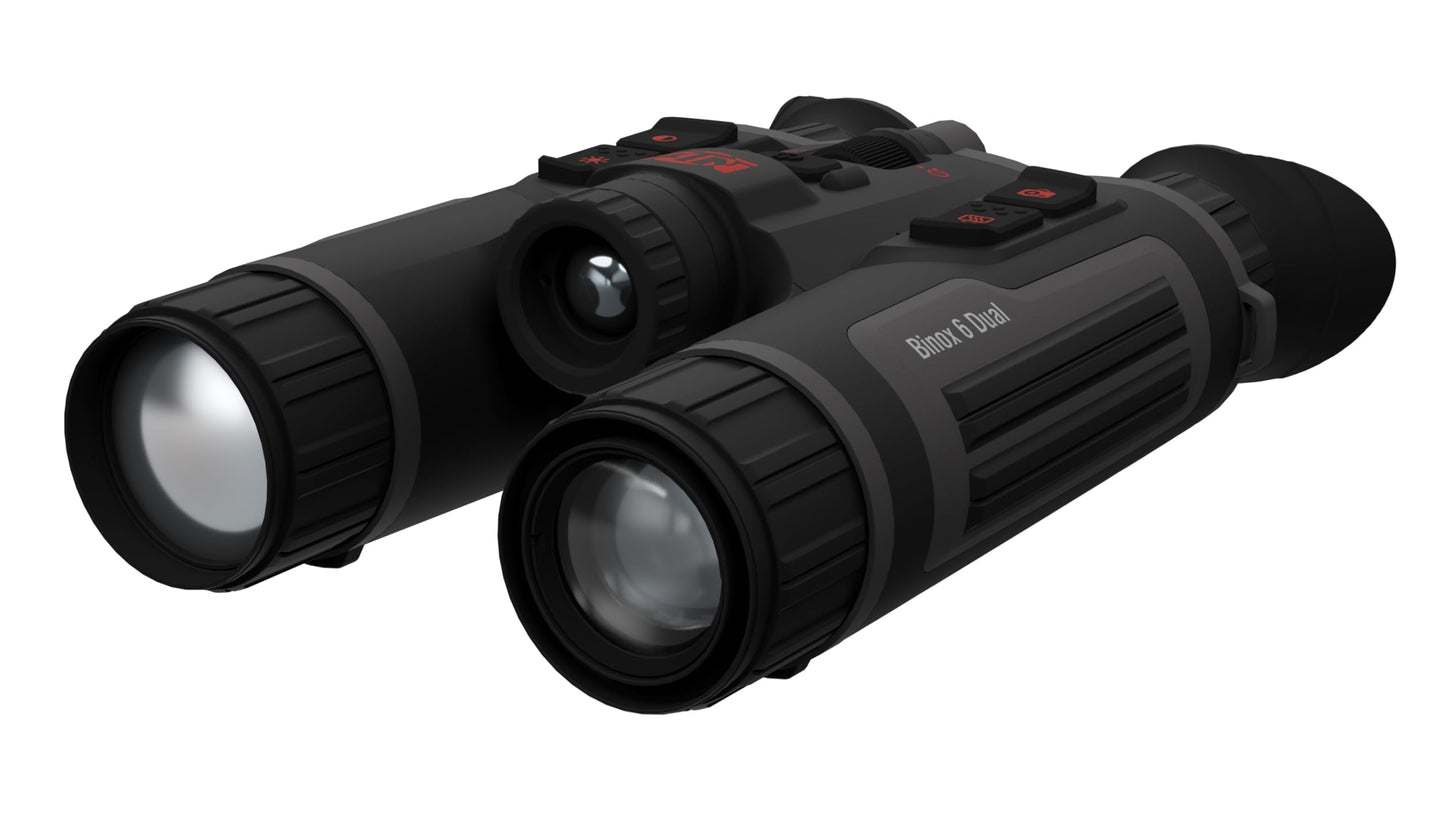 ATN Binox 6 Dual Multispectral Binoculars, Thermal 640×512 Sensor, Day/Night/Twilight 4K UHD, Built-in LRF
