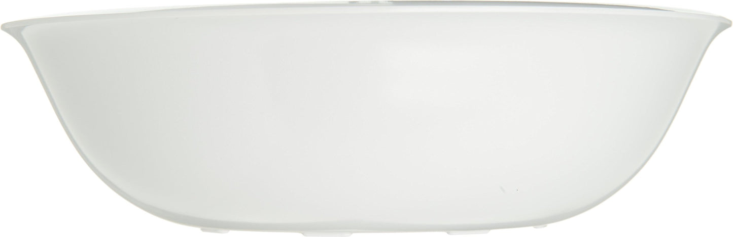 Carlisle FoodService Products Epicure Salad Bowl Soup Bowl for Restaurants, Hospitals, Plastic, 32 Ounces, White, (Pack of 24)