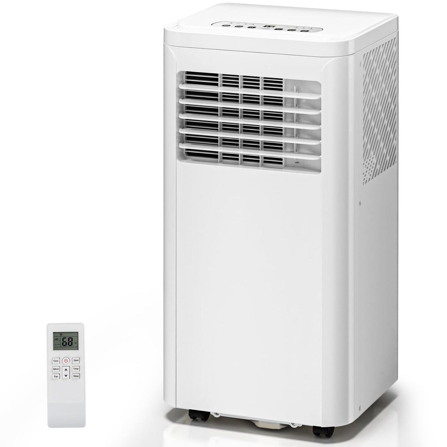 Antarctic Star 10000 BTU Portable Air Conditioners, Portable AC Unit with Fan/Dehumidifier/Sleep Modes, Cools up to 450 Sq.Ft with Remote Control, 24H Timer, Window Kits for Living Room, Bedroom
