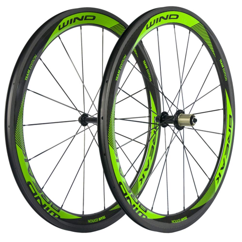 SunRise Bike Carbon Fiber Road Wheelset Clincher Wheels 50mm Depth R13 Hub Decal Bicycle Rims