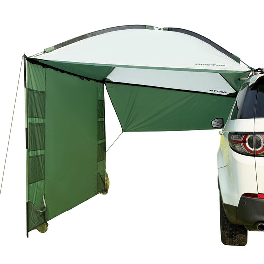 GEERTOP Lightweight Car Side Tent for SUV Camping Vehicle Awning Truck Canopy Car Tent for Van MPV RV Jeep Outdoor Travel