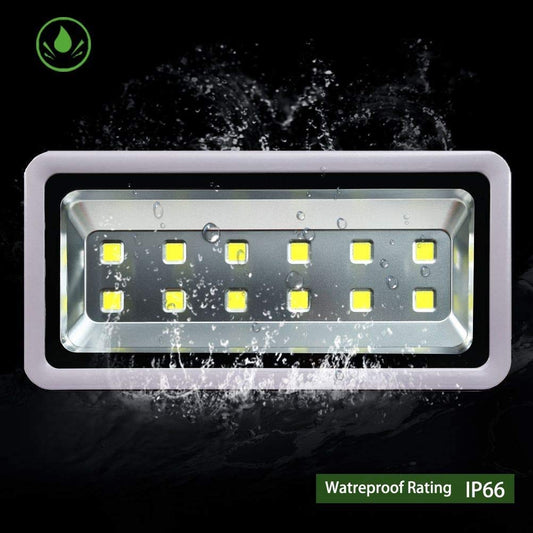 Gopretty 600W LED Flood Light Outdoor Lighting Super Bright Day White Security Lamp Waterproof IP65 Parking Lot Lights