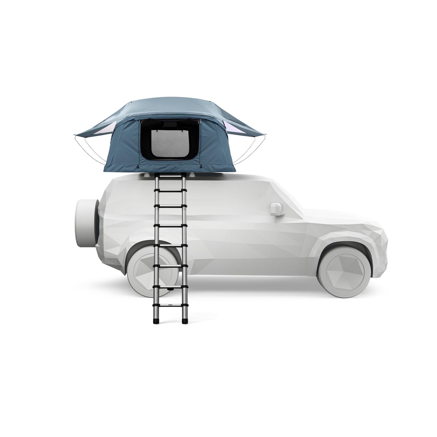 Thule Approach XL New - Soft Shell Rooftop Tent - 3-4 Person Tent - Luxurious Dual-Density Memory Foam Mattress Included - Large Panoramic Windows with Breathable mesh - Lockable mounting Brackets
