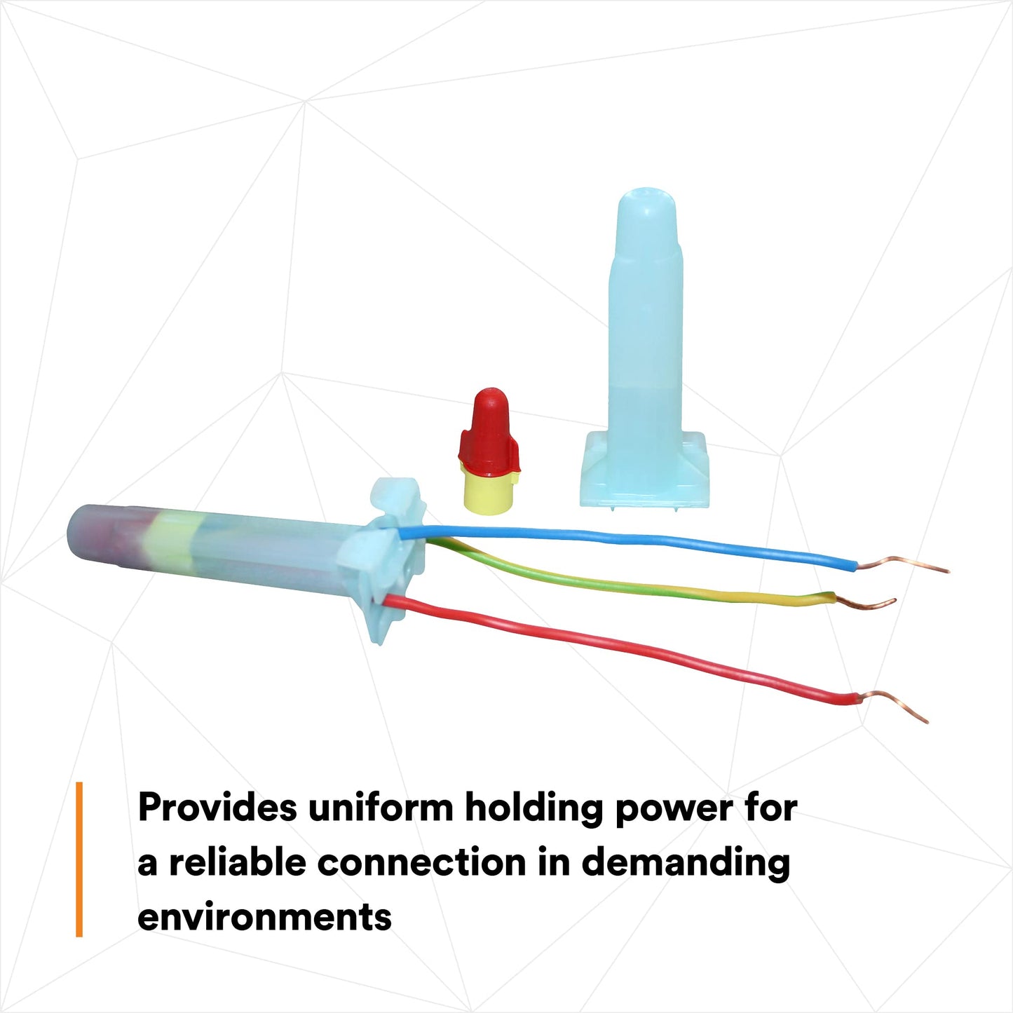 3M Direct Bury Splice Kit DBR/Y-6 (BULK), 18-10 AWG, UV-Resistant, Steel Spring, Flame Retardant Insulation, Box of 100 Splice Tubes and 100 R/Y Connectors