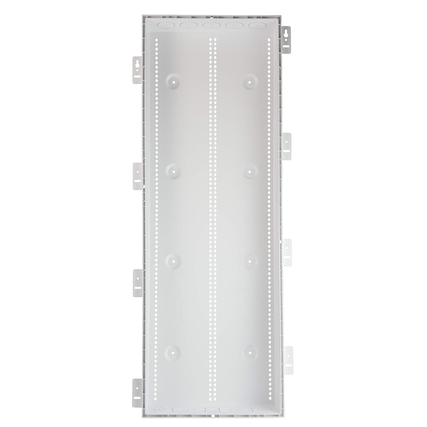 Legrand - OnQ 42 Inch Media Enclosure, Wifi Electrical Box, Cable Management Box for Distribution of Networking Service, Recessed Media Box Lets Signal Through, White, ENP4250-NA