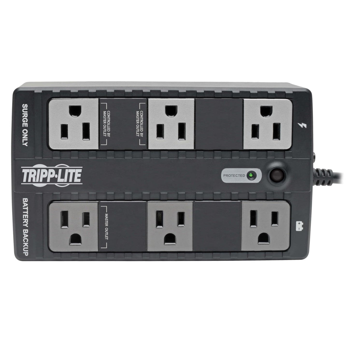 Tripp Lite 350VA UPS Battery Backup Surge Protector Efficient Energy-Star Certified, AVR, 6-Outlet Uninterruptible Power Supply, Dataline Protection, 3-Year Warranty & $100,000 Insurance (ECO350UPS)
