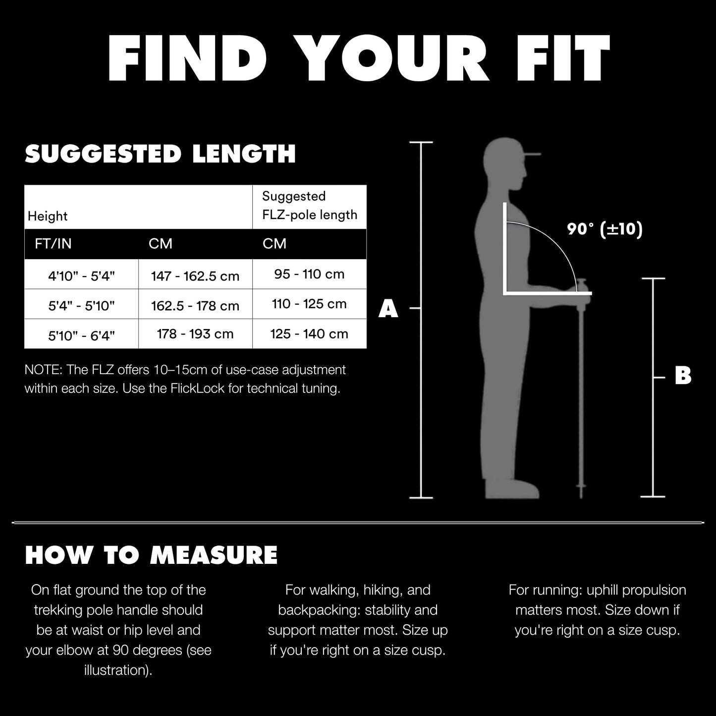BLACK DIAMOND Distance Carbon FLZ Trekking Poles (Pair) | Ultralight Carbon Fiber | Z-Pole Folding Design | Hiking & Trail Running | Ultra Blue | 140 cm
