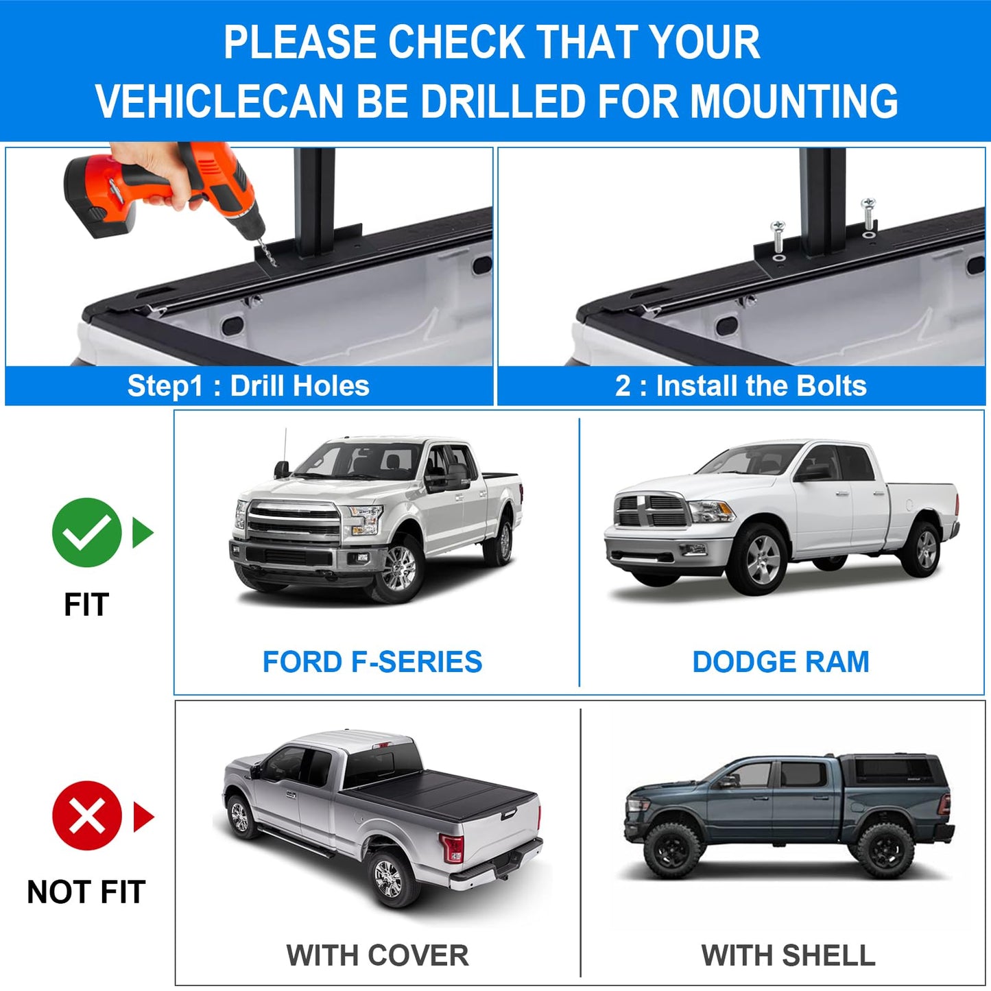 LMYYGOO Universal Adjustable Truck Ladder Rack Fits 62-80 Inch Pickup Beds (F-150, Silverado, RAM, Toyota Tundra) & Open/Enclosed Trailers, 800 LB Heavy Duty Rack for Ladders, Pipes, Kayak