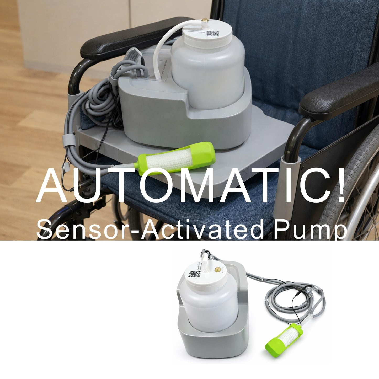 Urine Collection System for Women – Female External Catheter, Leak-Proof & Hygienic – Ideal for Incontinence & Post-Surgery Bedridden Use – Easy to Apply at Home