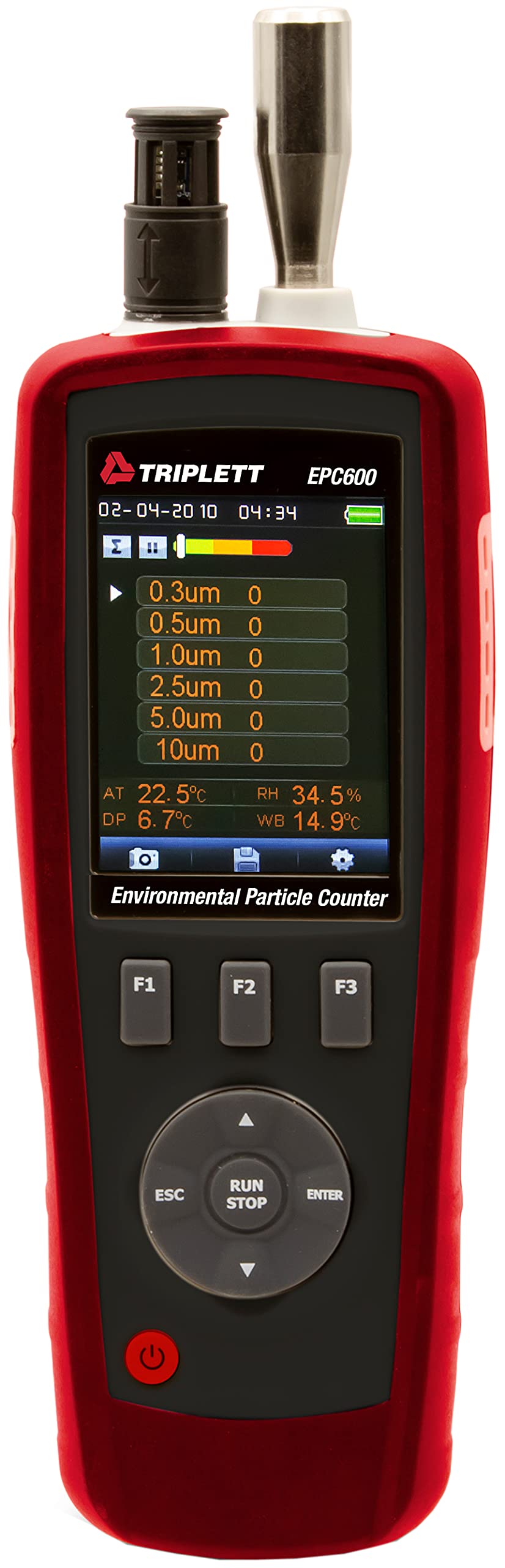 Triplett EPC600 Handheld Environmental Particle Counter and Air Quality Monitor