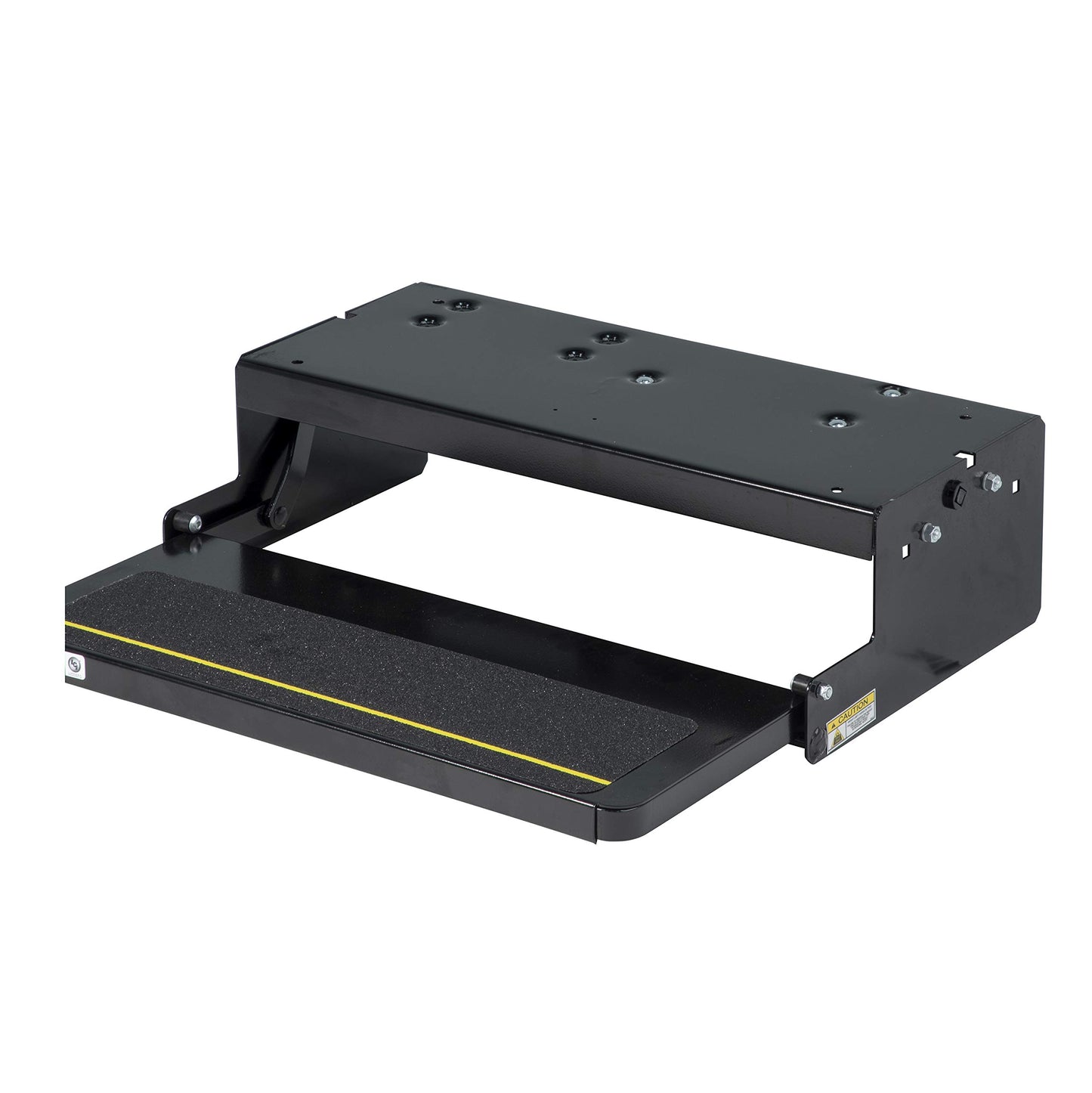Kwikee 26 Series Electric Step Assembly, Standard Drive Operation, Power Switch Kit for RV, Travel Trailers, 8.5" Step Rise, Anti-Slip Surface, 12V DC Motor, Steel Construction - 3711361