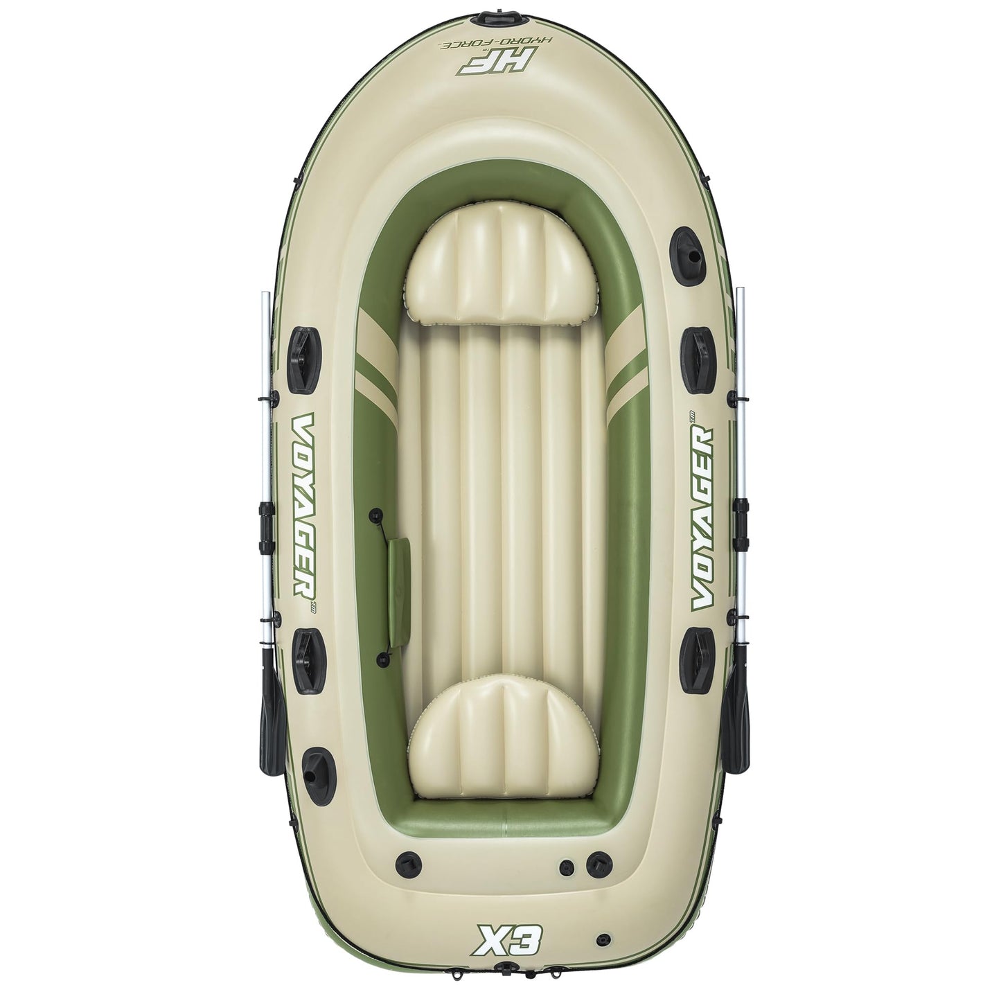 Hydro-Force Voyager X3 Inflatable Raft Set 9'8"