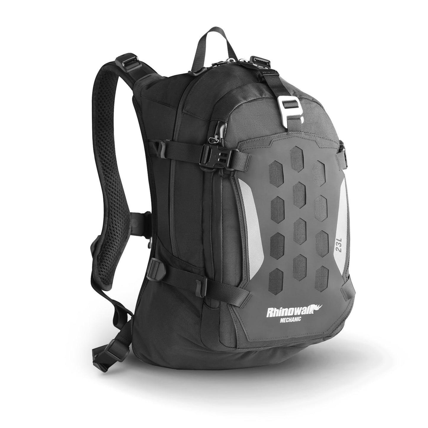 Rhinowalk Motorcycle Backpack for Men Women Helmet Bag Reflective Water Resistant for Motorcycle, Hiking