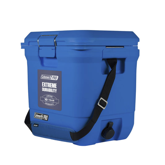 Coleman Pro Heavy-Duty 25qt Ultra-Light Premium Hard Cooler, Extra-Thick Insulation Keeps Ice up to 3 Days, 36-Can Capacity